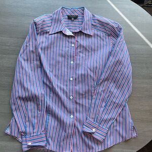 Foxcroft fitted button up blouse